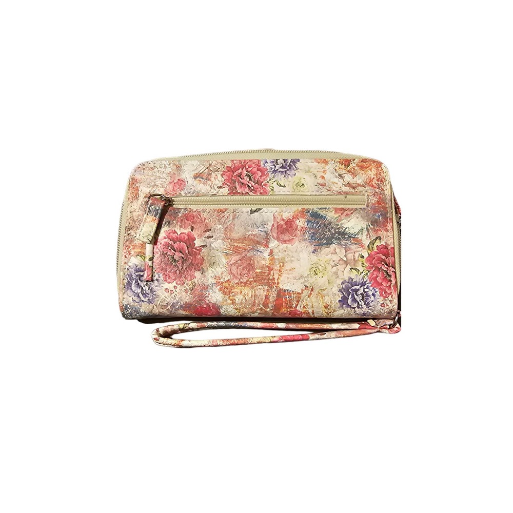 Floral wallet wristlet safekeeper - Picture 2 of 5